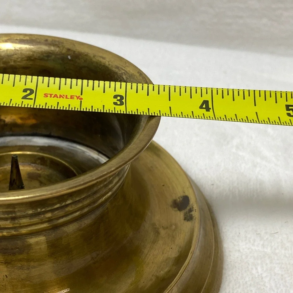 Vintage Brass Candle‎ Holder  Made in India